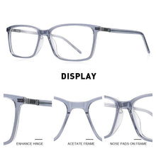 Load image into Gallery viewer, MERRYS DESIGN Men Acetate Glasses Frames Classic Square Optics Frame  Prescription Glasses Frames Optical Eyewear S2038