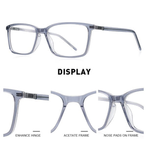 MERRYS DESIGN Men Acetate Glasses Frames Classic Square Optics Frame  Prescription Glasses Frames Optical Eyewear S2038