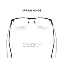 Carica l&#39;immagine nel visualizzatore di Gallery, MERRYS DESIGN Men Alloy Glasses Frame Men Square Half Optical Ultralight Myopia Hyperopia Prescription Eyeglasses S2102