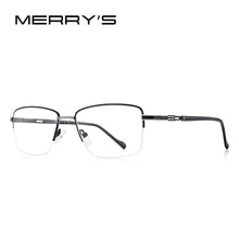 Load image into Gallery viewer, MERRYS DESIGN Men Alloy Optical Glasses Frame Myopia Prescription Eyeglasses Half Optical Frame Business Style S2208