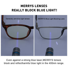 Load image into Gallery viewer, MERRYS DESIGN Men Anti Blue Ray Light Blocking Glasses Blue Light Glasses For Computer