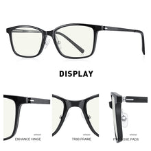 Load image into Gallery viewer, MERRYS DESIGN Men Anti Blue Ray Light Blocking Glasses UV400 Glasses For Computer Aluminum Legs S2504FLG