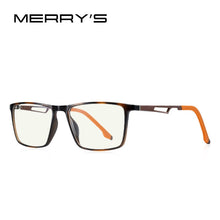 Load image into Gallery viewer, MERRYS DESIGN Men Anti Blue Ray Light Blocking Glasses UV400 Glasses For Computer Aluminum Legs With Silicone Temple S2270