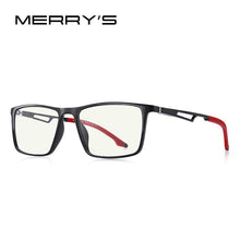 Load image into Gallery viewer, MERRYS DESIGN Men Anti Blue Ray Light Blocking Glasses UV400 Glasses For Computer Aluminum Legs With Silicone Temple S2270