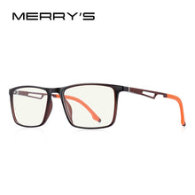 Load image into Gallery viewer, MERRYS DESIGN Men Anti Blue Ray Light Blocking Glasses UV400 Glasses For Computer Aluminum Legs With Silicone Temple S2270