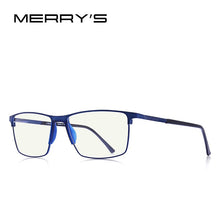 Load image into Gallery viewer, MERRYS DESIGN Men Anti Blue Ray Light Blocking Glasses UV400 Glasses For Computer Titanium Alloy Glasses S2170FLG