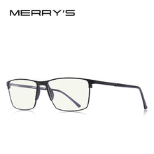 Load image into Gallery viewer, MERRYS DESIGN Men Anti Blue Ray Light Blocking Glasses UV400 Glasses For Computer Titanium Alloy Glasses S2170FLG
