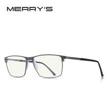 Load image into Gallery viewer, MERRYS DESIGN Men Anti Blue Ray Light Blocking Glasses UV400 Glasses For Computer Titanium Alloy Glasses S2170FLG