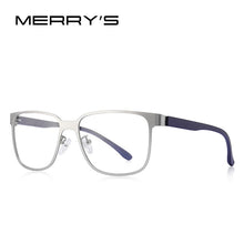 Load image into Gallery viewer, MERRYS DESIGN Men Business Style Alloy Glasses Frame Male Square Ultralight Eye Myopia Prescription Eyeglasses TR90 Legs S2104