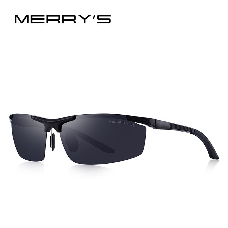 MERRYS DESIGN Men Classic Aluminum Alloy Sunglasses HD Polarized Sunglasses For Driving Outdoor Sports UV400 Protection S8530