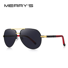 Carica l&#39;immagine nel visualizzatore di Gallery, MERRYS DESIGN Occhiali da sole pilota polarizzati classici in alluminio HD da uomo con montatura aeronautica per la guida con protezione UV400 S8725 