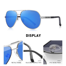 Carica l&#39;immagine nel visualizzatore di Gallery, MERRYS DESIGN Occhiali da sole pilota polarizzati classici in alluminio HD da uomo con montatura aeronautica per la guida con protezione UV400 S8725 