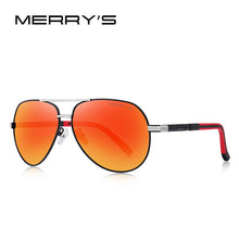 Carica l&#39;immagine nel visualizzatore di Gallery, MERRYS DESIGN Occhiali da sole pilota polarizzati classici in alluminio HD da uomo con montatura aeronautica per la guida con protezione UV400 S8725 