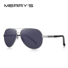 Carica l&#39;immagine nel visualizzatore di Gallery, MERRYS DESIGN Occhiali da sole pilota polarizzati classici in alluminio HD da uomo con montatura aeronautica per la guida con protezione UV400 S8725 