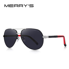 Carica l&#39;immagine nel visualizzatore di Gallery, MERRYS DESIGN Occhiali da sole pilota polarizzati classici in alluminio HD da uomo con montatura aeronautica per la guida con protezione UV400 S8725 
