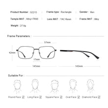 Carica l&#39;immagine nel visualizzatore di Gallery, MERRYS DESIGN Men Classic Glasses Frames  Rectangle Glasses Frame Optical Eyewear S2215