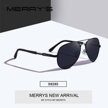 Load image into Gallery viewer, MERRYS DESIGN Men Classic HD Polarized Pilot Sunglasses For Driving  Aviation Aluminum Mens Eyewear UV400 Protection S8285