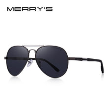 Load image into Gallery viewer, MERRYS DESIGN Men Classic HD Polarized Pilot Sunglasses For Driving  Aviation Aluminum Mens Eyewear UV400 Protection S8285