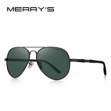 Load image into Gallery viewer, MERRYS DESIGN Men Classic HD Polarized Pilot Sunglasses For Driving  Aviation Aluminum Mens Eyewear UV400 Protection S8285