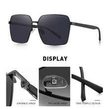 Carica l&#39;immagine nel visualizzatore di Gallery, MERRYS DESIGN Men Classic  Brand Square Sunglasses HD Polarized Sun glasses For Driving TR90 Legs UV400 Protection S8311