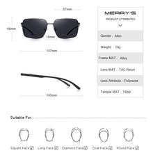 Load image into Gallery viewer, MERRYS DESIGN Men Classic  Brand Sunglasses HD Polarized Sun glasses For Driving Fishing TR90 Legs UV400 Protection S8209