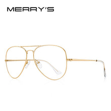 Carica l&#39;immagine nel visualizzatore di Gallery, MERRYS DESIGN Men Classic Pilot Glasses Frame Women Myopia Prescription Glasses Frames Optical Eyewear S2489