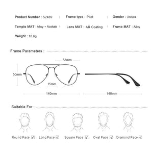 MERRYS DESIGN Men Classic Pilot Glasses Frame Women Myopia Prescription Glasses Frames Optical Eyewear S2489