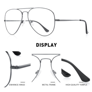 MERRYS DESIGN Men Classic Pilot Glasses Frame Women Myopia Prescription Glasses Frames Optical Eyewear S2489