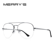 Load image into Gallery viewer, MERRYS DESIGN Men Classic Pilot Half Glasses Frame Women Myopia Prescription Glasses Frames Optical Eyewear S2412