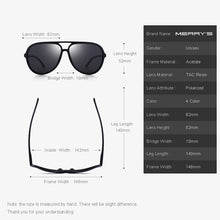 Load image into Gallery viewer, MERRYS DESIGN Men Classic Pilot Polarized Sunglasses Lighter Frame 100% UV Protection S8510