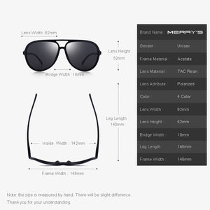 MERRYS DESIGN Men Classic Pilot Polarized Sunglasses Lighter Frame 100% UV Protection S8510