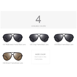 MERRYS DESIGN Men Classic Pilot Polarized Sunglasses Lighter Frame 100% UV Protection S8510
