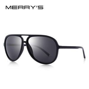 MERRYS DESIGN Men Classic Pilot Polarized Sunglasses Lighter Frame 100% UV Protection S8510