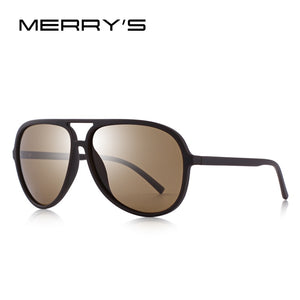 MERRYS DESIGN Men Classic Pilot Polarized Sunglasses Lighter Frame 100% UV Protection S8510