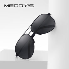 Load image into Gallery viewer, MERRYS DESIGN Men Classic Pilot Polarized Sunglasses Men Driving Shield Night Vision Sun glasses UV400 Protection S8601