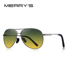 Carica l'immagine nel visualizzatore di Gallery, MERRYS DESIGN Men Classic Pilot Polarized Sunglasses Men Driving Shield Night Vision Sun glasses UV400 Protection S8601