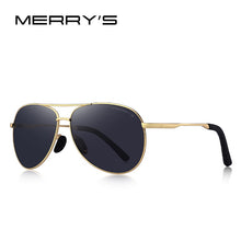 Carica l'immagine nel visualizzatore di Gallery, MERRYS DESIGN Men Classic Pilot Polarized Sunglasses Men Driving Shield Night Vision Sun glasses UV400 Protection S8601