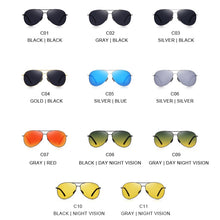 Carica l'immagine nel visualizzatore di Gallery, MERRYS DESIGN Men Classic Pilot Polarized Sunglasses Men Driving Shield Night Vision Sun glasses UV400 Protection S8601