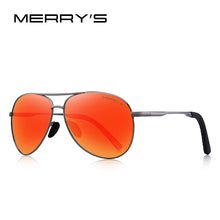 Carica l'immagine nel visualizzatore di Gallery, MERRYS DESIGN Men Classic Pilot Polarized Sunglasses Men Driving Shield Night Vision Sun glasses UV400 Protection S8601