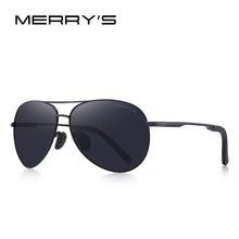 Carica l'immagine nel visualizzatore di Gallery, MERRYS DESIGN Men Classic Pilot Polarized Sunglasses Men Driving Shield Night Vision Sun glasses UV400 Protection S8601