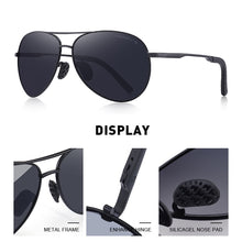 Carica l'immagine nel visualizzatore di Gallery, MERRYS DESIGN Men Classic Pilot Polarized Sunglasses Men Driving Shield Night Vision Sun glasses UV400 Protection S8601
