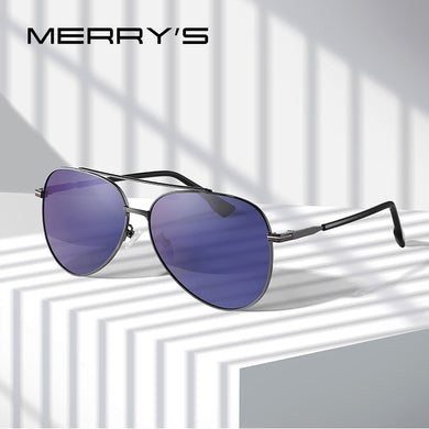MERRYS DESIGN Men Classic Pilot Sunglasses Aviation Frame HD Polarized Sun glasses For Driving UV400 Protection S8216