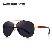 Carica l&#39;immagine nel visualizzatore di Gallery, MERRYS DESIGN Men Classic Pilot Sunglasses Aviation Frame HD Polarized Sun glasses For Men Driving UV400 Protection S8628N