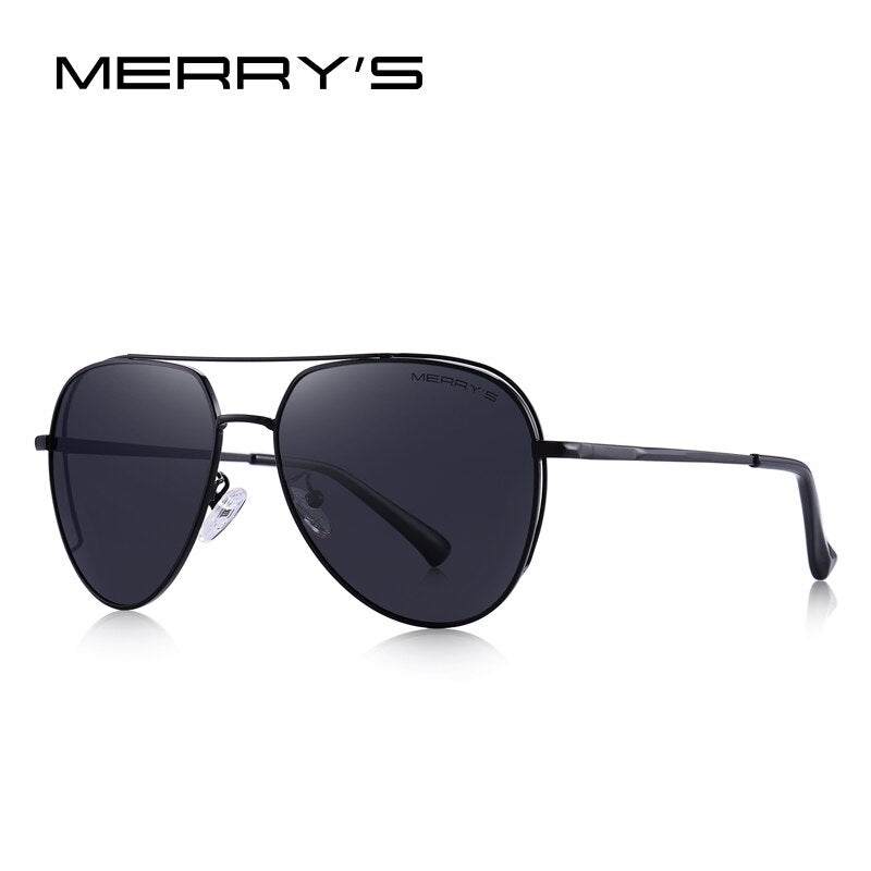 MERRYS DESIGN Uomo Classico Occhiali da sole pilota Telaio aeronautico Occhiali da sole polarizzati HD per uomo Guida Protezione UV400 S8183 