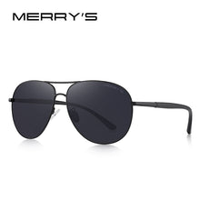 Carica l&#39;immagine nel visualizzatore di Gallery, MERRYS DESIGN Men Classic Pilot Sunglasses Aviation Frame HD Polarized Sunglasses For Driving TR90 Legs UV400 Protection S8037