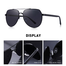 Carica l&#39;immagine nel visualizzatore di Gallery, MERRYS DESIGN Men Classic Pilot Sunglasses Aviation Frame HD Polarized Sunglasses For Driving TR90 Legs UV400 Protection S8188