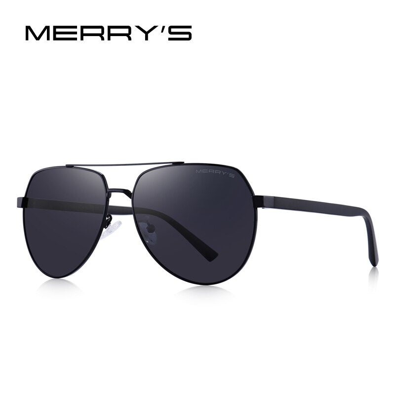 MERRYS DESIGN Men Classic Pilot Sunglasses Aviation Frame HD Polarized Sunglasses For Driving TR90 Legs UV400 Protection S8188