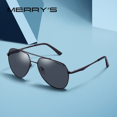 MERRYS DESIGN Men Classic Pilot Sunglasses Aviation Frame HD Polarized Sunglasses For Men Driving UV400 Protection S8316