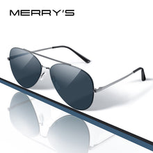 Load image into Gallery viewer, MERRYS DESIGN Men Classic Pilot Sunglasses For Driving Fishing CR39 HD Polarized Lens Mens Eyewear UV400 Protection S8226