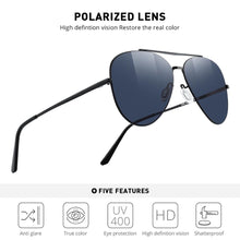 Load image into Gallery viewer, MERRYS DESIGN Men Classic Pilot Sunglasses For Driving Fishing CR39 HD Polarized Lens Mens Eyewear UV400 Protection S8226